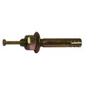 Midwest Fastener Nail Drive Anchor, 1/4" Dia., 1-3/4" L, Steel Yellow Zinc, 100 PK 05675